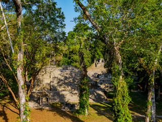 Maler Group, Yaxha Archaeological Site, Peten Department, Guatemala