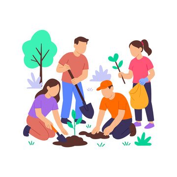 Volunteering, helping others through social contribution