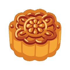 Traditional Chinese Mooncake Pattern Design for MidAutumn Festival.