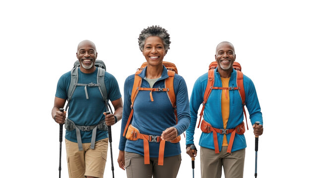 Modern stock photo showing hiking, hikers, trekking captured in vibrant atmosphere ideal for professional campaigns - Powered by Adobe