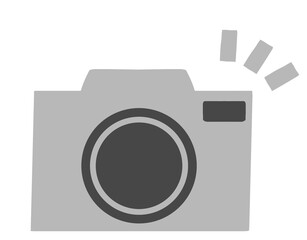 手書き風 カメラアイコン