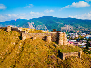 Gori Fortress aerial panoramic view, Georgia