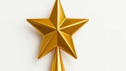 Fototapeta premium Golden star minimalist desktop wallpaper