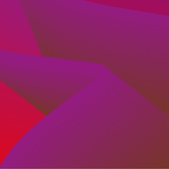 Crimson gradient plates on a bright gradient red background make up an abstract background.