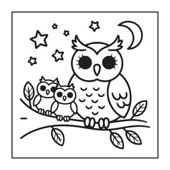 Kid-friendly animals and bold and easy coloring pages. different types of animals with some elements, and black and white coloring pages for kids.