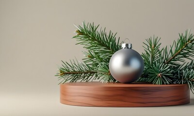 Minimal Holiday Product Display