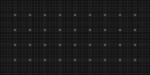 Line Grid Blueprint Background Black Paper. Technical Dot Graph Texture Graph Pattern
