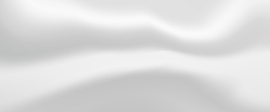 abstract gradient white and grey background. Silver foil background with metal mirror texture. Chrome gradient surface with light gloss simple abstract.