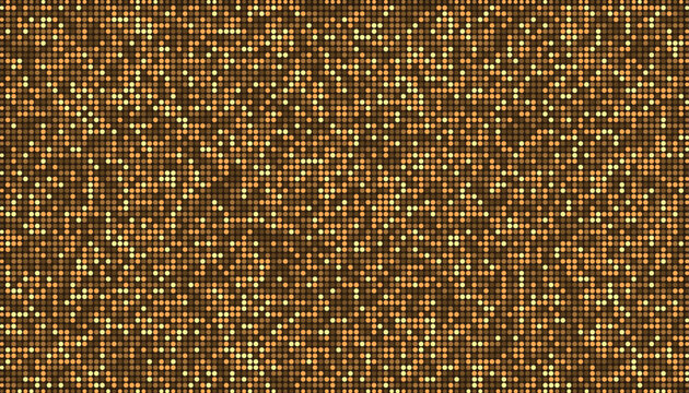 Golden Sequin Glitter Background With Sparkling Light Pattern