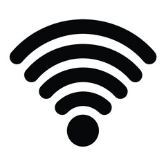 Wifi signal icon wireless internet connection symbol vector illustration access point hotspot