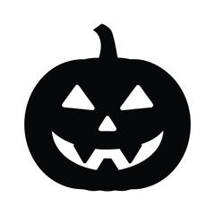 Halloween pumpkin carving stencils templates ideas easy scary face silhouette vector design