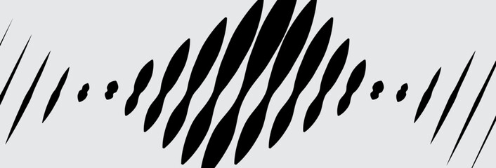 Half tone gradient line pattern. Faded halftone black lines.