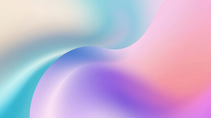 Modern Abstract Background with Smooth Pastel Gradient and Fluid Shapes