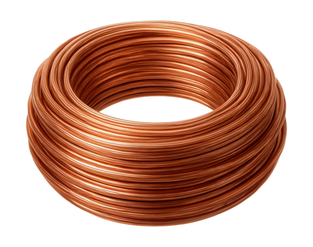 Copper wire for rooftop solar setups, enabling solar energy to convert into electricity.