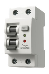 Surge-protected residual current device, ideal for apartments in lightning-prone areas.