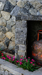 Old Stone Wall Ancient Castle Building Architecture Historic Medieval Fortress