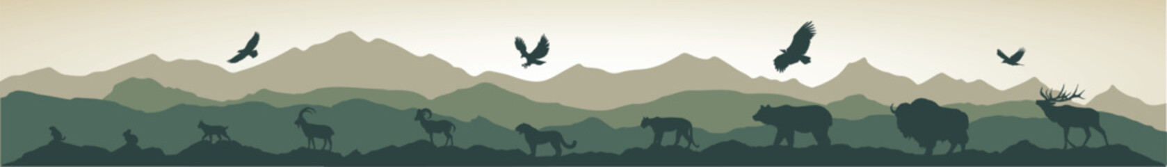 Mountain ranges wildlife