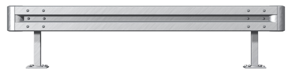 lange Leitplanke, isoliert