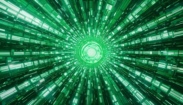 Exciting Green Presentation Background