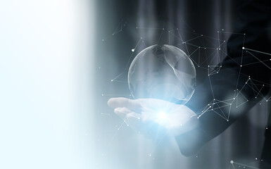 Internet network connection, digital technology, big data, digital marketing IoT internet of things. innovative technology background.