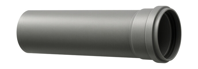 Single-layer drainage pipe for stormwater management in apartment complex courtyards.