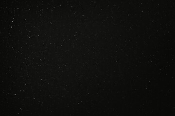 Vintage film dust and scratch texture on black background, realistic particles and imperfections for retro video overlays and nostalgic film effects