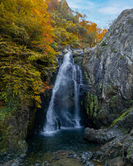 Fototapeta premium Termal Sudusen waterfall view in Yalova