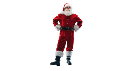 santa claus isolated on white background
