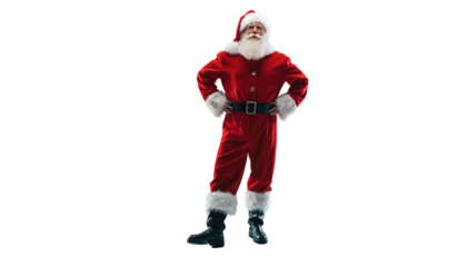 santa claus isolated on white background
