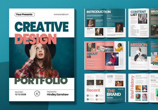 Creative Portfolio Magazine Layout