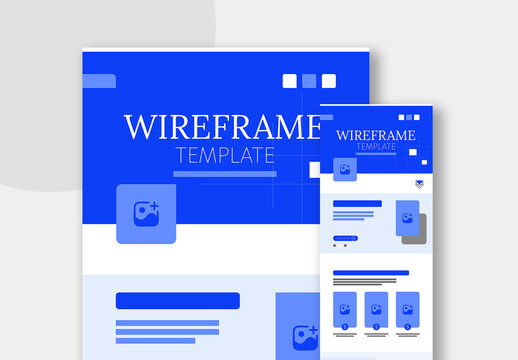 Simple Wireframe Layout Design