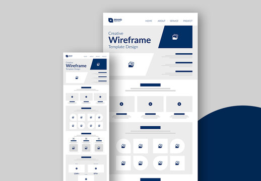 Wireframe Template Layout