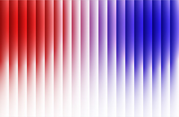 Vibrant gradient of vertical stripes transitions from fiery red to deep blue, creating dynamic modern abstract.