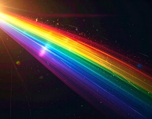 _light leak overlay effect with scratch dust and blur colorfullight