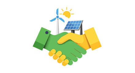 Sustainable Partnership - Green Energy Collaboration for a Better Future.