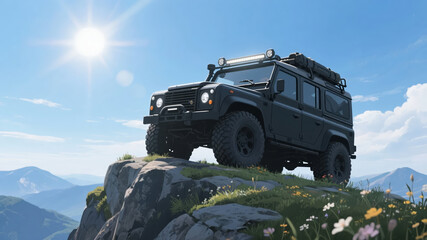 Army Day Off-road Vehicle Mountaineering Adventure Challenge Limit Car Advertisement