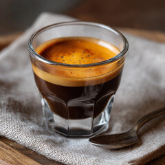Fresh Espresso Shot, AI generated photo