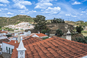 Alcoutim's whitewashed houses and medieval castle