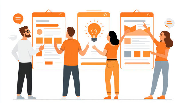 Team Collaboration Around Mobile Screens