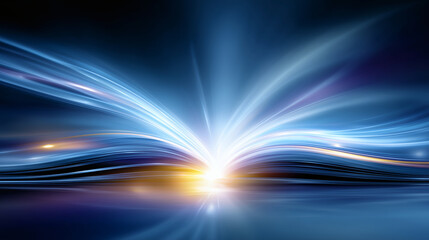 The pages of the book radiate light