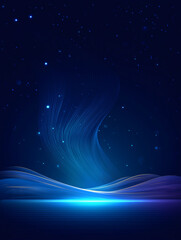 Dark blue background mountain lines