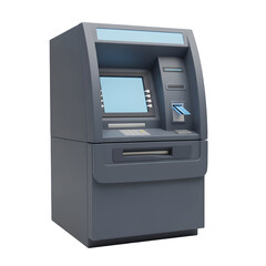 atm machine isolated on white