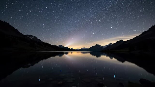 The Skyriver's Reflection: An Inverted Celestial Flow