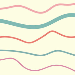 Softly curving pastel lines provide a dreamy, abstract atmosphere. pastel lines abstract background