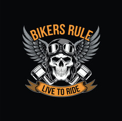 motorcycle t shirt design