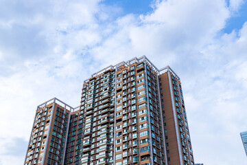 Fototapeta premium High-rise housing buildings in cities