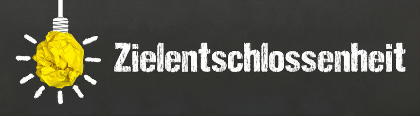 Fototapeta premium Zielentschlossenheit 