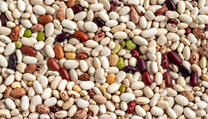 Fototapeta premium Assorted Beans - A Colorful and Nutritious Variety of Legumes.