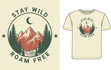 Mountain T Shirt Design