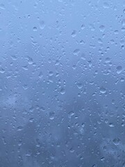 drops of water. Rain. Autumn. Window. Sadness. Drops. Clear drops on glass.